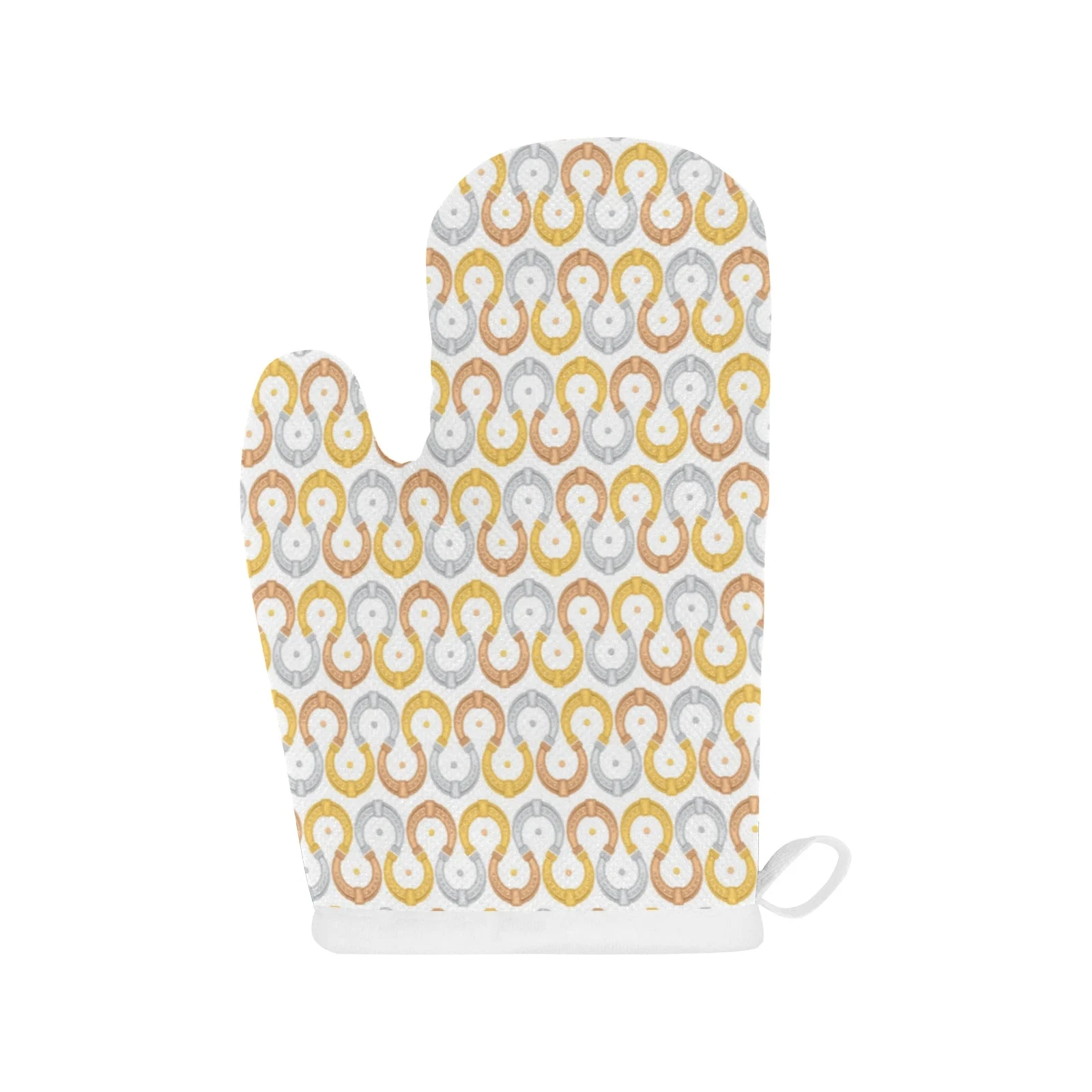 Horseshoes Pattern Print Design 03 Heat Resistant Oven Mitts & Pot Holders Set Horseshoes Pattern Print Design 03 Heat Resistant Oven Mitts & Pot Holders Set