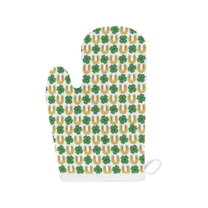 Horseshoes Pattern Print Design 04 Heat Resistant Oven Mitts & Pot Holders Set