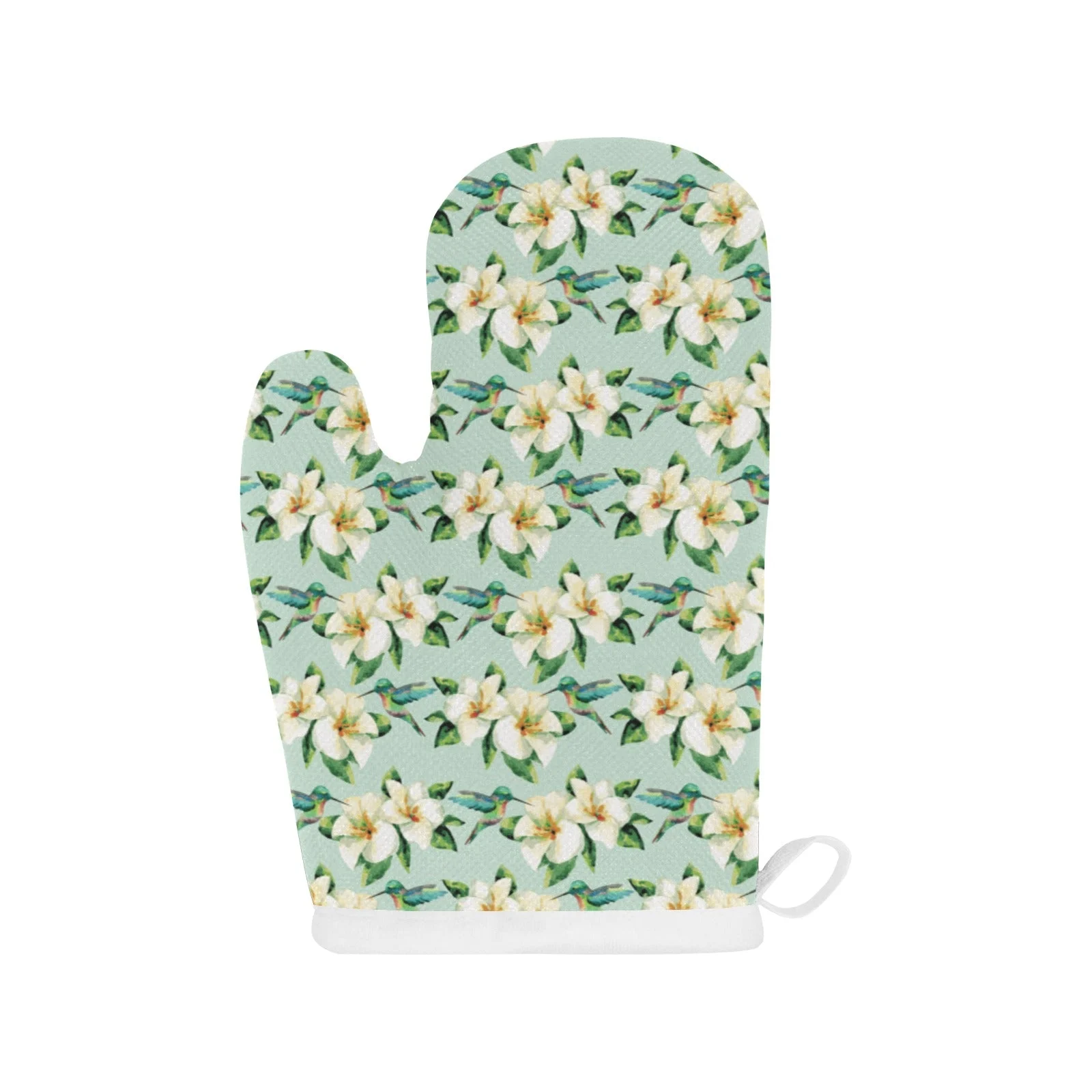 Hummingbird Pattern Print Design 01 Heat Resistant Oven Mitts & Pot Holders Set Hummingbird Pattern Print Design 01 Heat Resistant Oven Mitts & Pot Holders Set