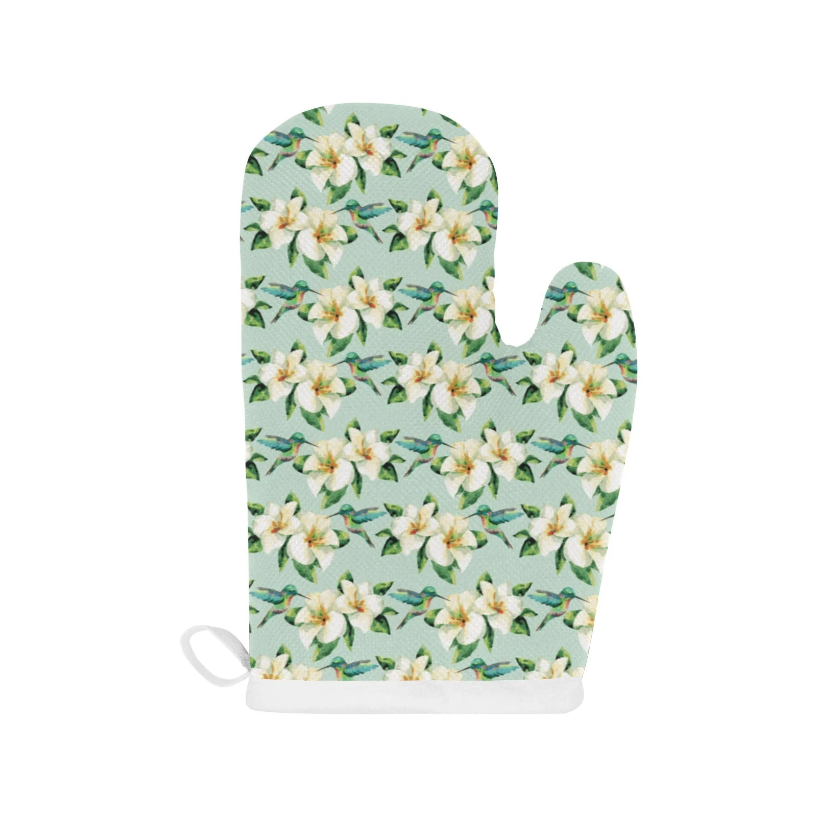 Hummingbird Pattern Print Design 01 Heat Resistant Oven Mitts & Pot Holders Set Hummingbird Pattern Print Design 01 Heat Resistant Oven Mitts & Pot Holders Set