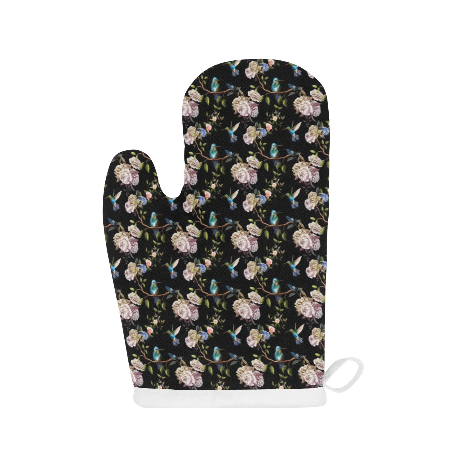 Hummingbird Pattern Print Design 03 Heat Resistant Oven Mitts & Pot Holders Set Hummingbird Pattern Print Design 03 Heat Resistant Oven Mitts & Pot Holders Set