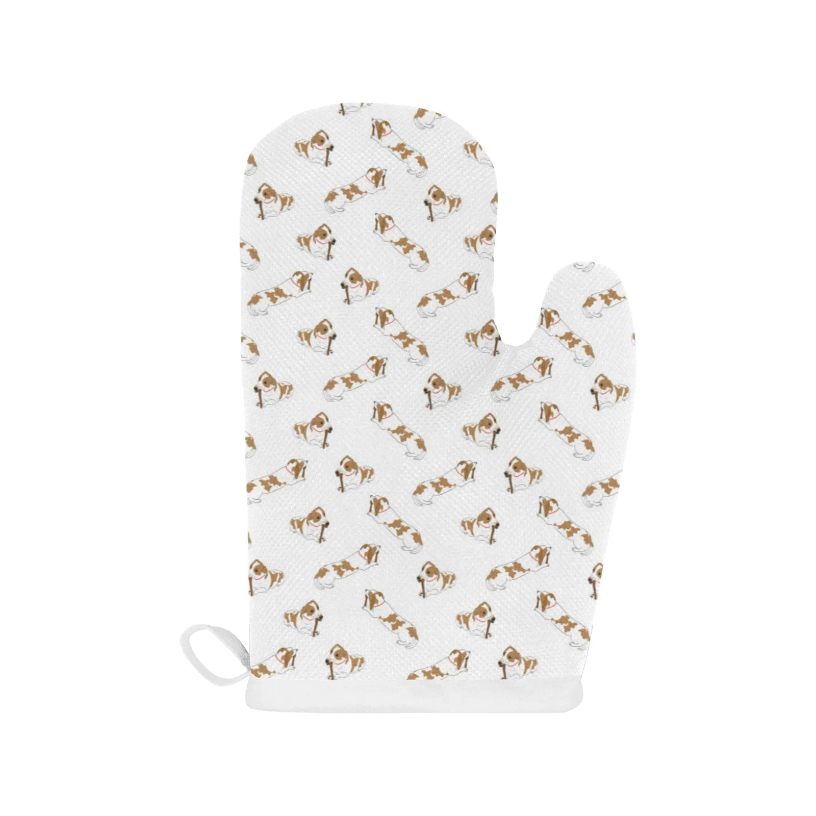 Jack Russel Pattern Print Design 04 Heat Resistant Oven Mitts & Pot Holders Set Jack Russel Pattern Print Design 04 Heat Resistant Oven Mitts & Pot Holders Set