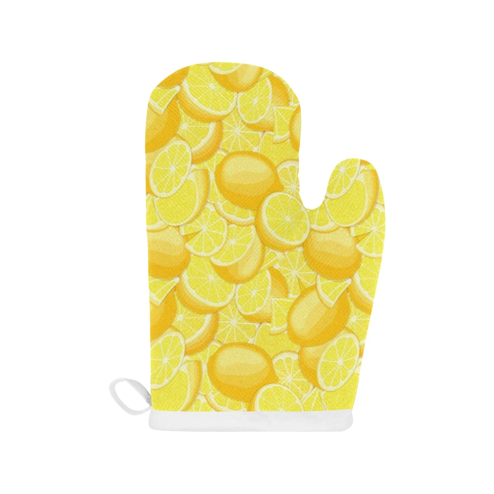Lemon Pattern Heat Resistant Oven Mitts Pot Holders Set Lemon Pattern Heat Resistant Oven Mitts Pot Holders Set