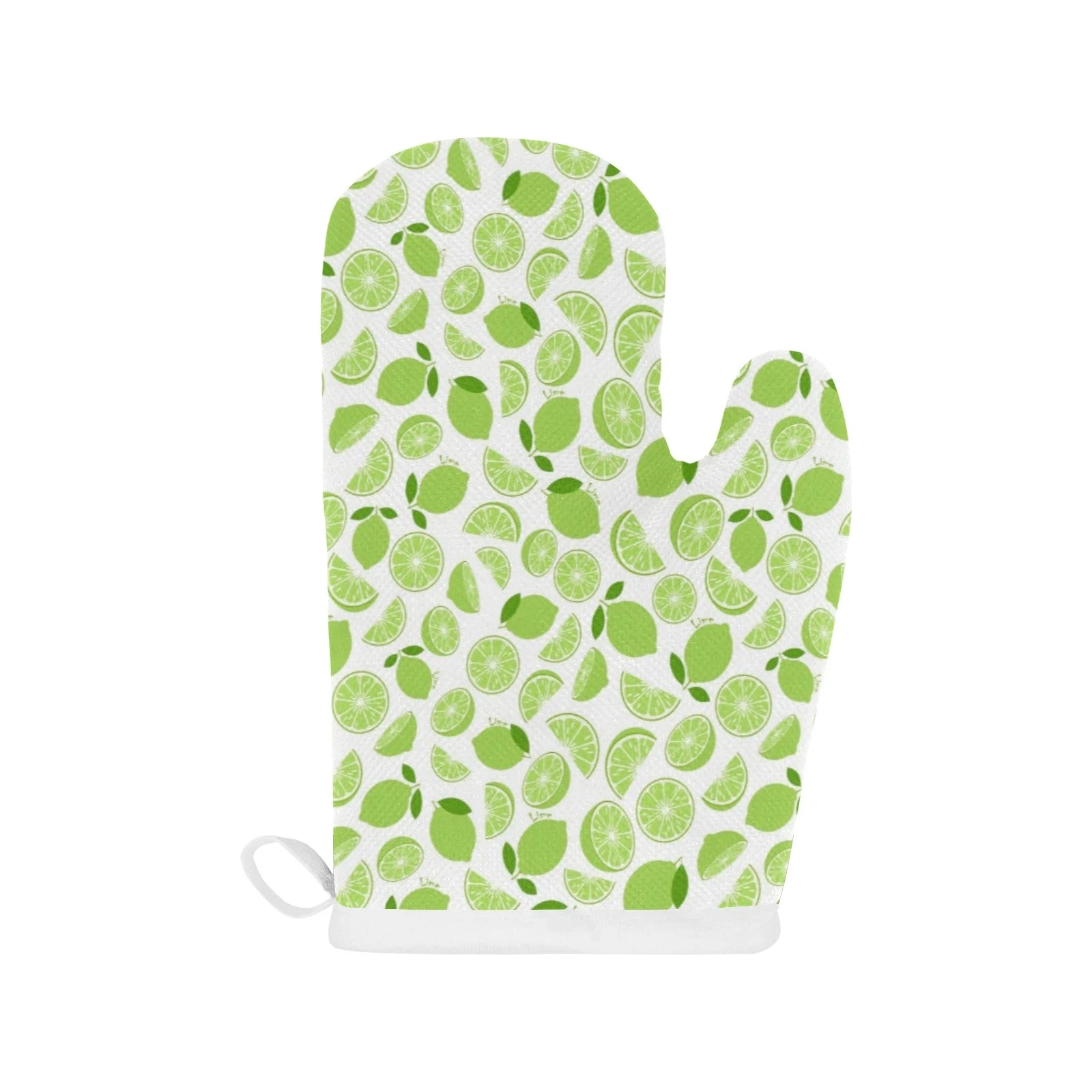 Lime Design Pattern Heat Resistant Oven Mitts Pot Holders Set Lime Design Pattern Heat Resistant Oven Mitts Pot Holders Set