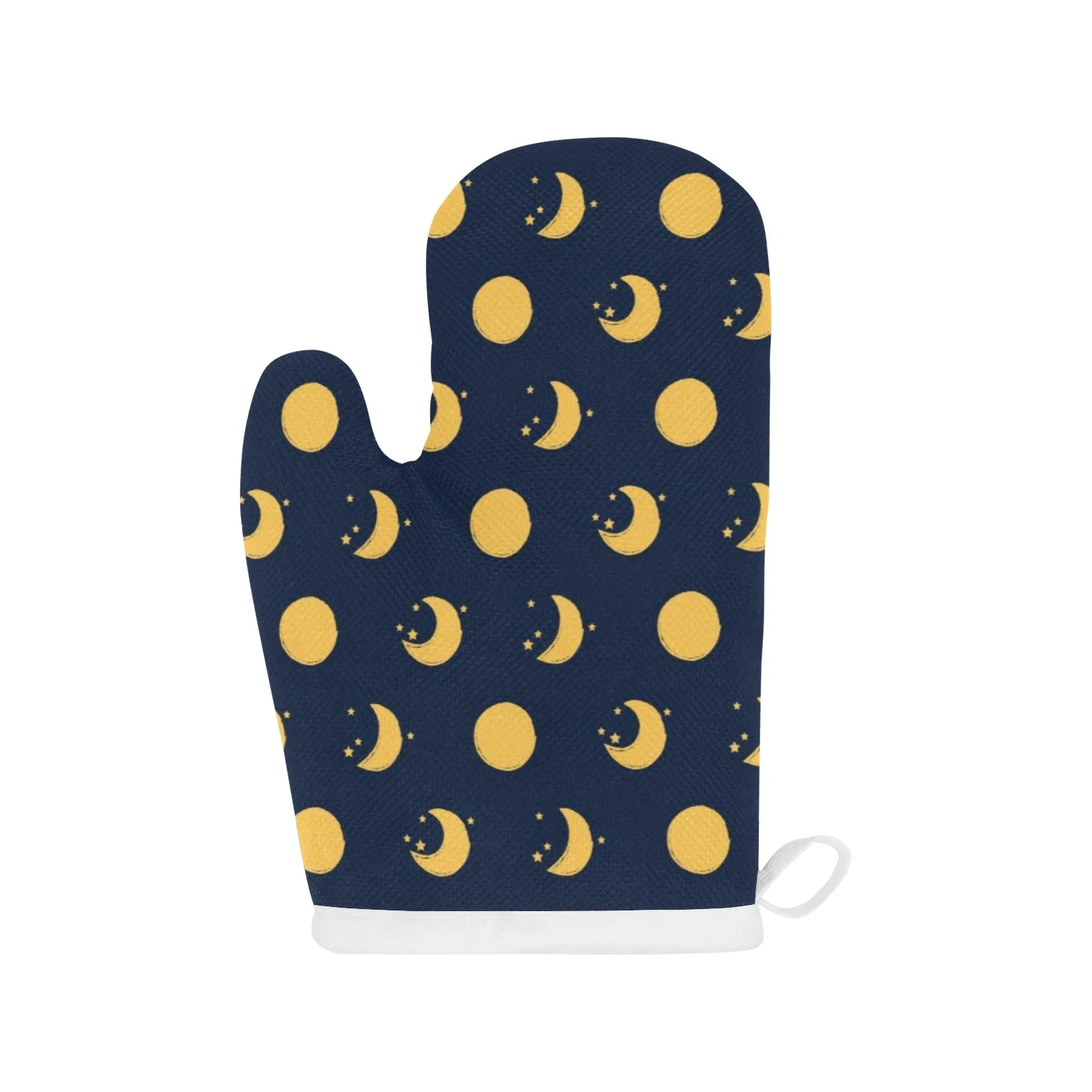 Moon Star Pattern Heat Resistant Oven Mitts Pot Holders Set Moon Star Pattern Heat Resistant Oven Mitts Pot Holders Set