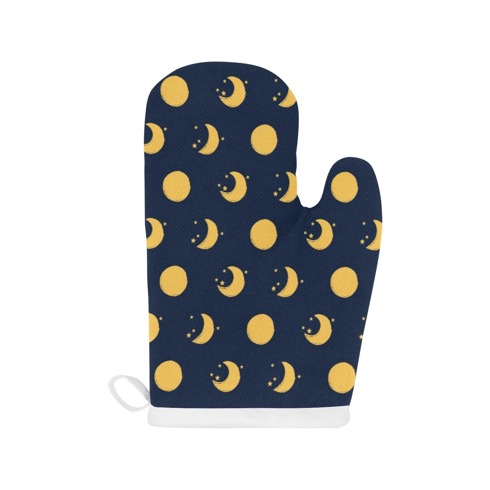 Moon Star Pattern Heat Resistant Oven Mitts Pot Holders Set Moon Star Pattern Heat Resistant Oven Mitts Pot Holders Set