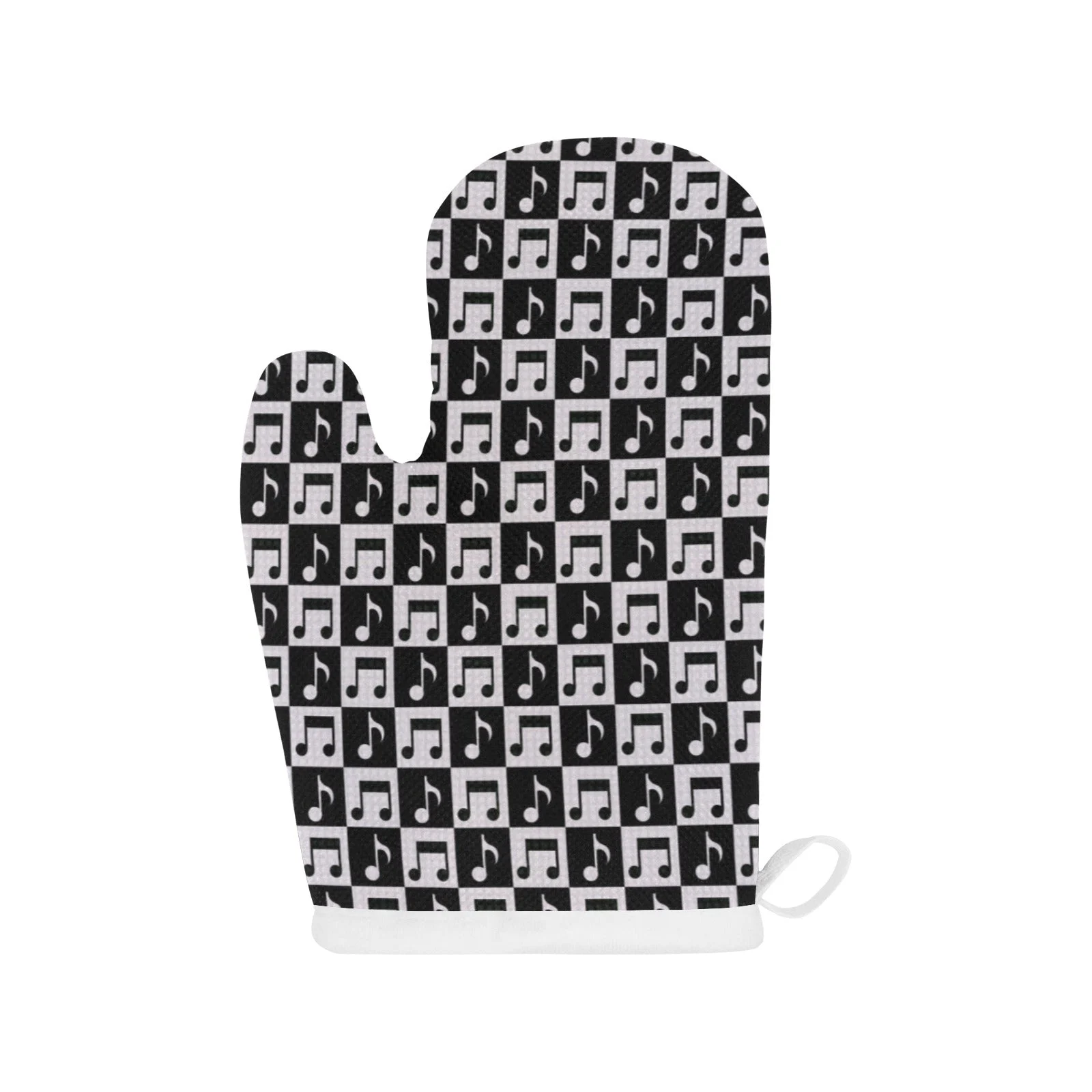 Music Notes Pattern Print Design 01 Heat Resistant Oven Mitts & Pot Holders Set Music Notes Pattern Print Design 01 Heat Resistant Oven Mitts & Pot Holders Set