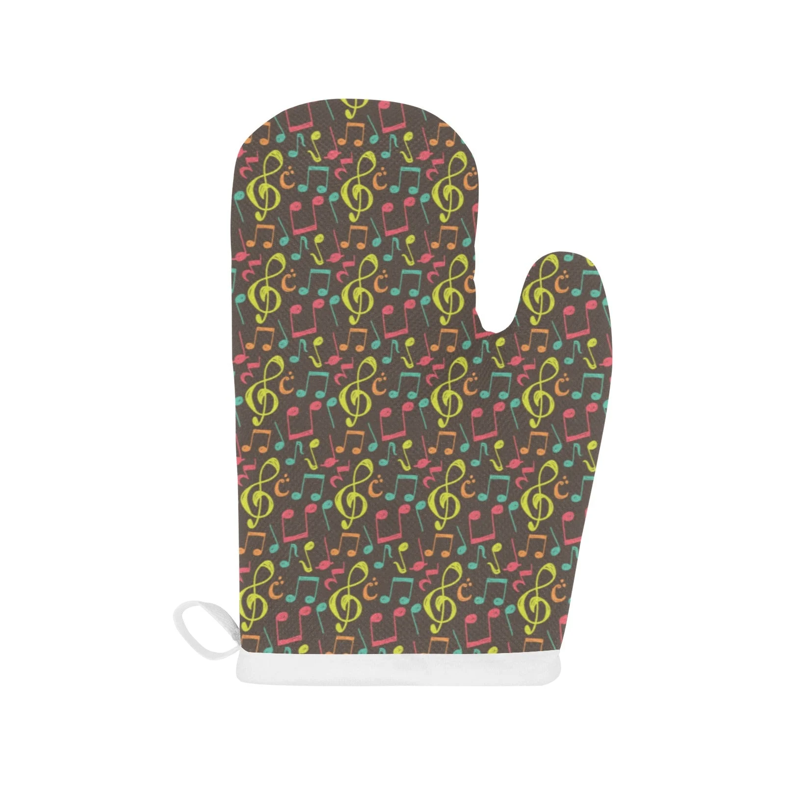Music Notes Pattern Print Design 05 Heat Resistant Oven Mitts & Pot Holders Set Music Notes Pattern Print Design 05 Heat Resistant Oven Mitts & Pot Holders Set