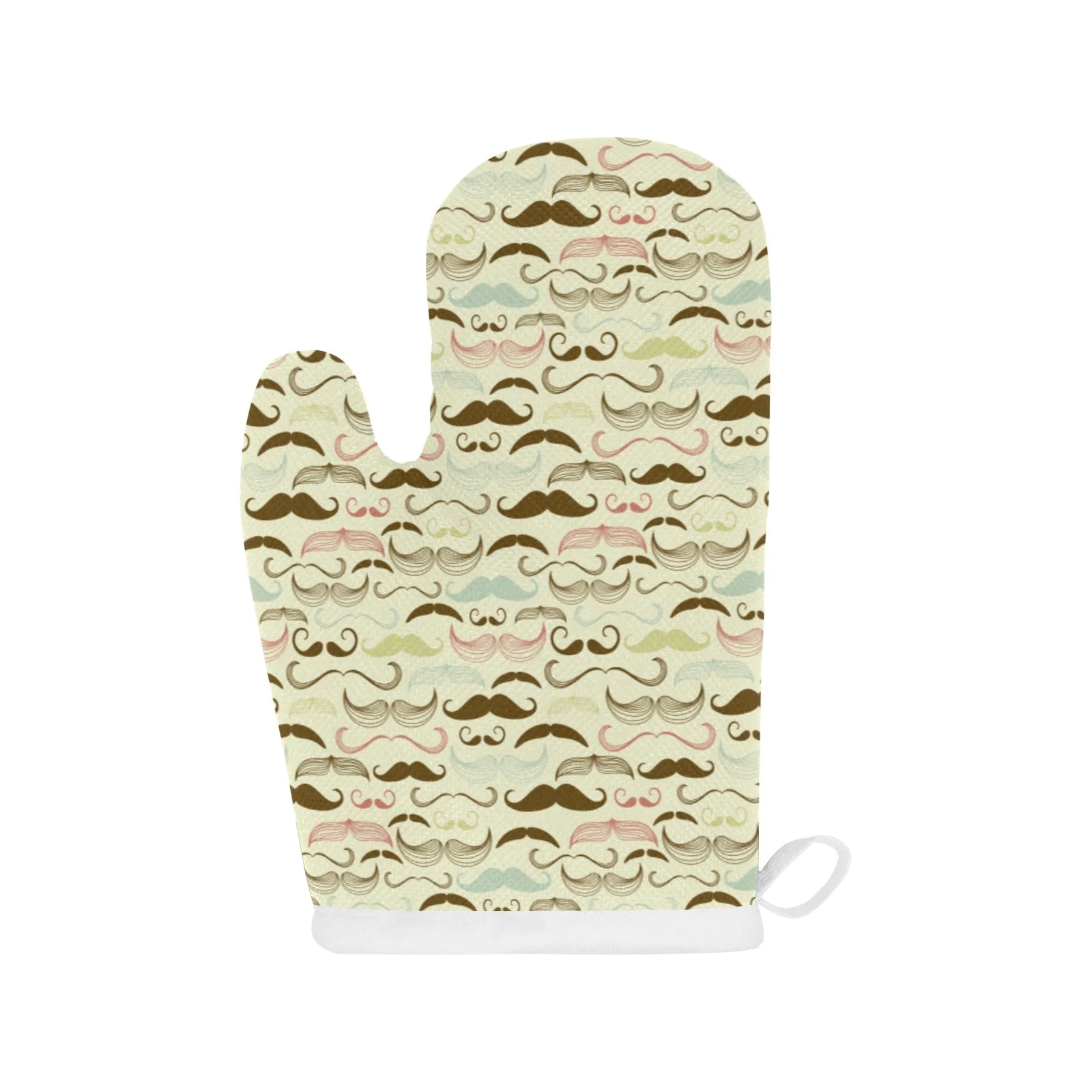 Mustache Beard Pattern Print Design 01 Heat Resistant Oven Mitts & Pot Holders Set Mustache Beard Pattern Print Design 01 Heat Resistant Oven Mitts & Pot Holders Set