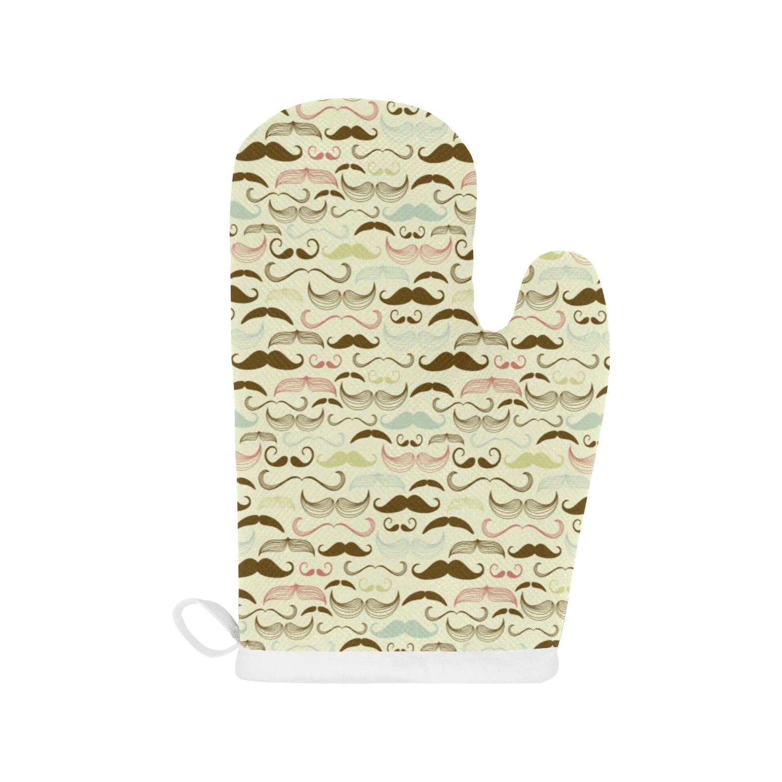 Mustache Beard Pattern Print Design 01 Heat Resistant Oven Mitts & Pot Holders Set Mustache Beard Pattern Print Design 01 Heat Resistant Oven Mitts & Pot Holders Set