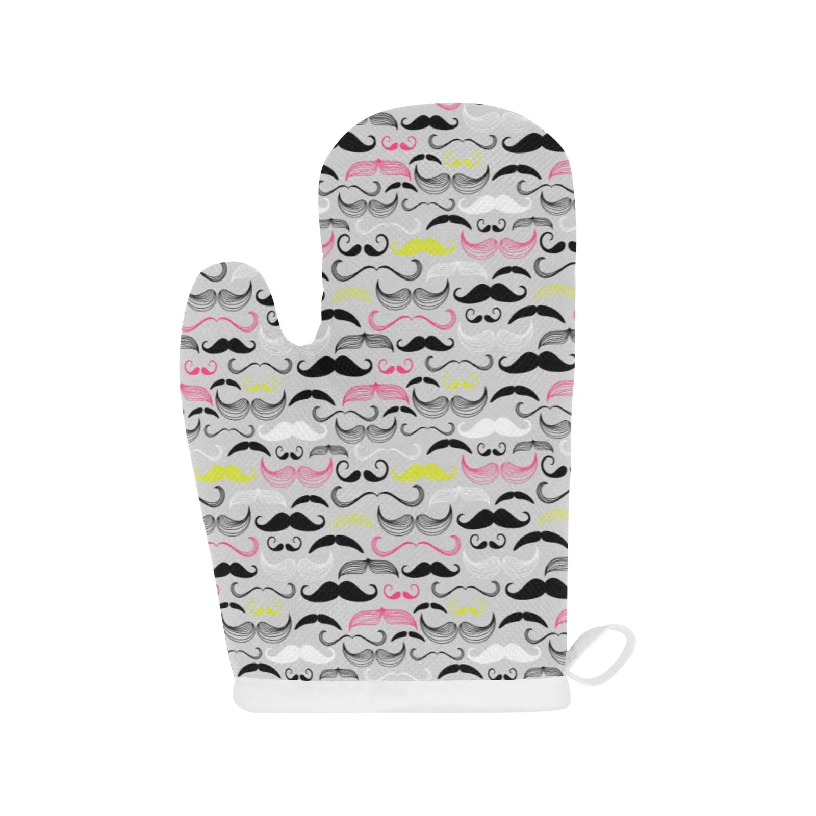 Mustache Beard Pattern Print Design 02 Heat Resistant Oven Mitts & Pot Holders Set Mustache Beard Pattern Print Design 02 Heat Resistant Oven Mitts & Pot Holders Set