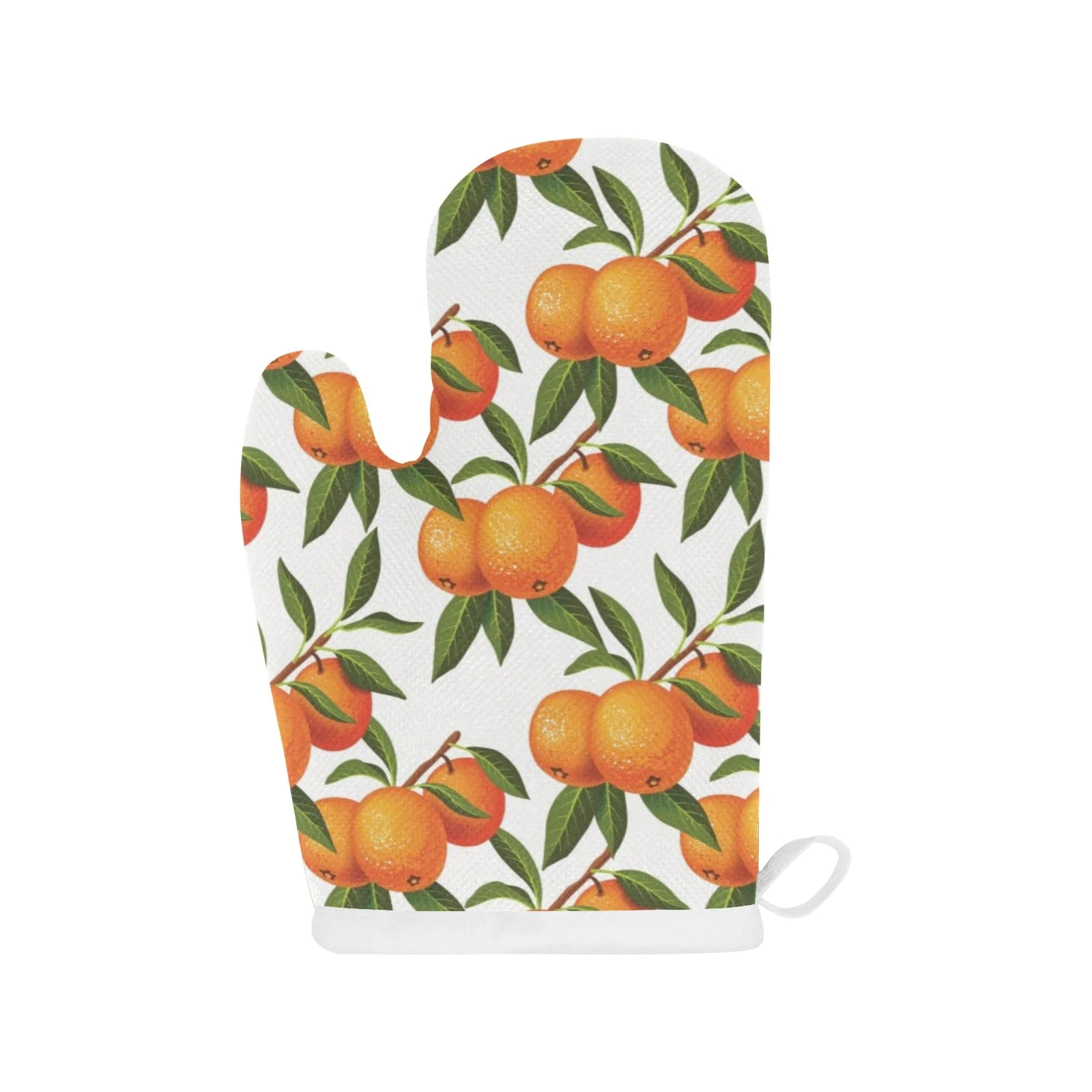 Oranges Pattern Background Heat Resistant Oven Mitts Pot Holders Set Oranges Pattern Background Heat Resistant Oven Mitts Pot Holders Set
