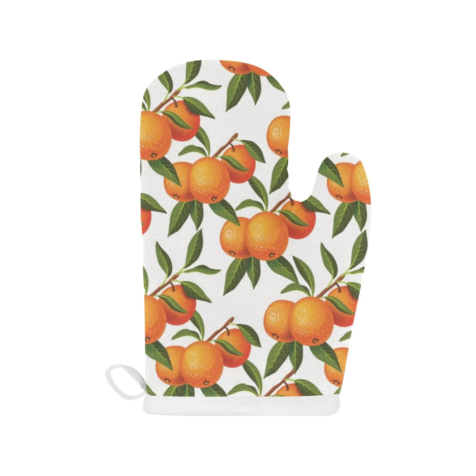 Oranges Pattern Background Heat Resistant Oven Mitts Pot Holders Set Oranges Pattern Background Heat Resistant Oven Mitts Pot Holders Set