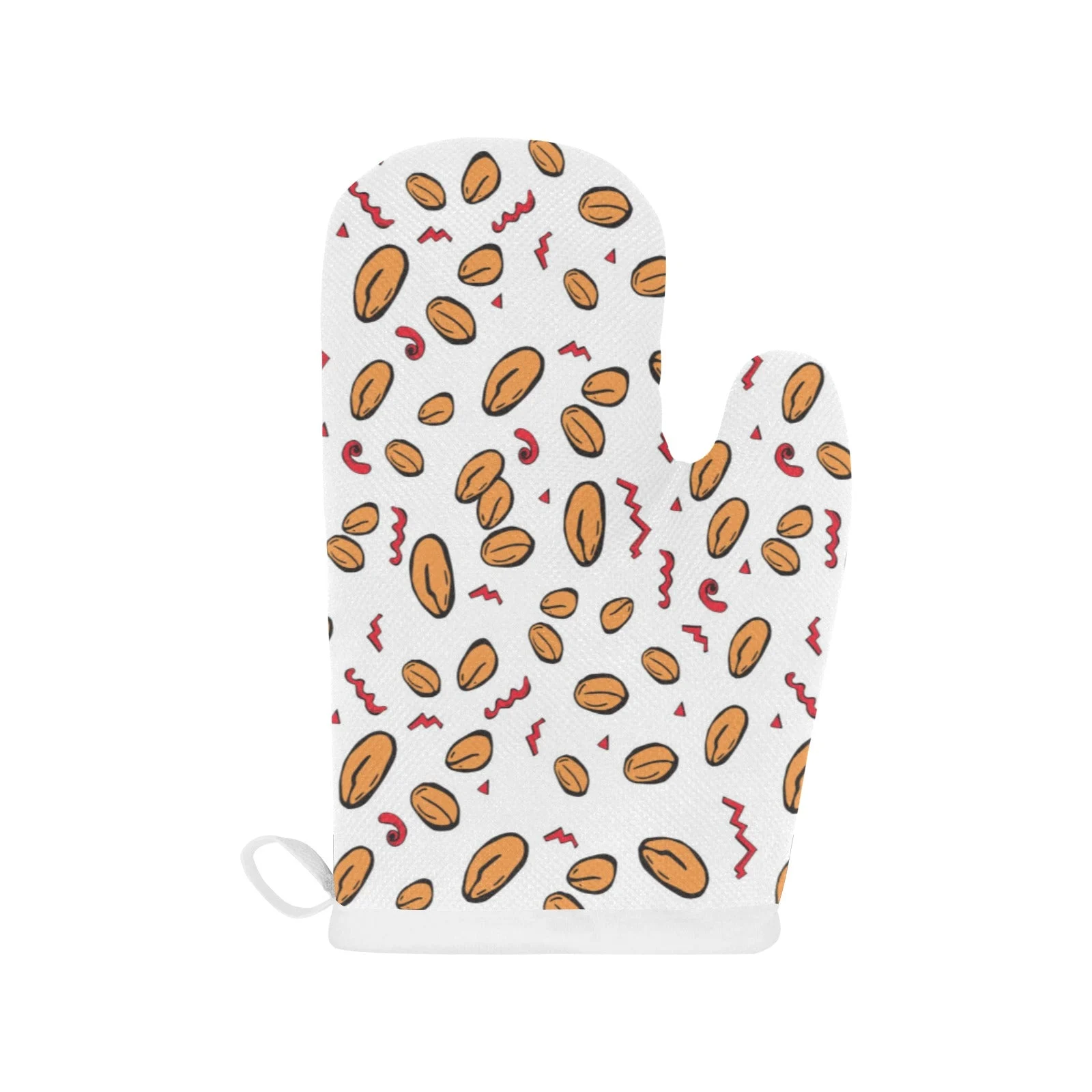 Peanuts Pattern Background Heat Resistant Oven Mitts Pot Holders Set Peanuts Pattern Background Heat Resistant Oven Mitts Pot Holders Set