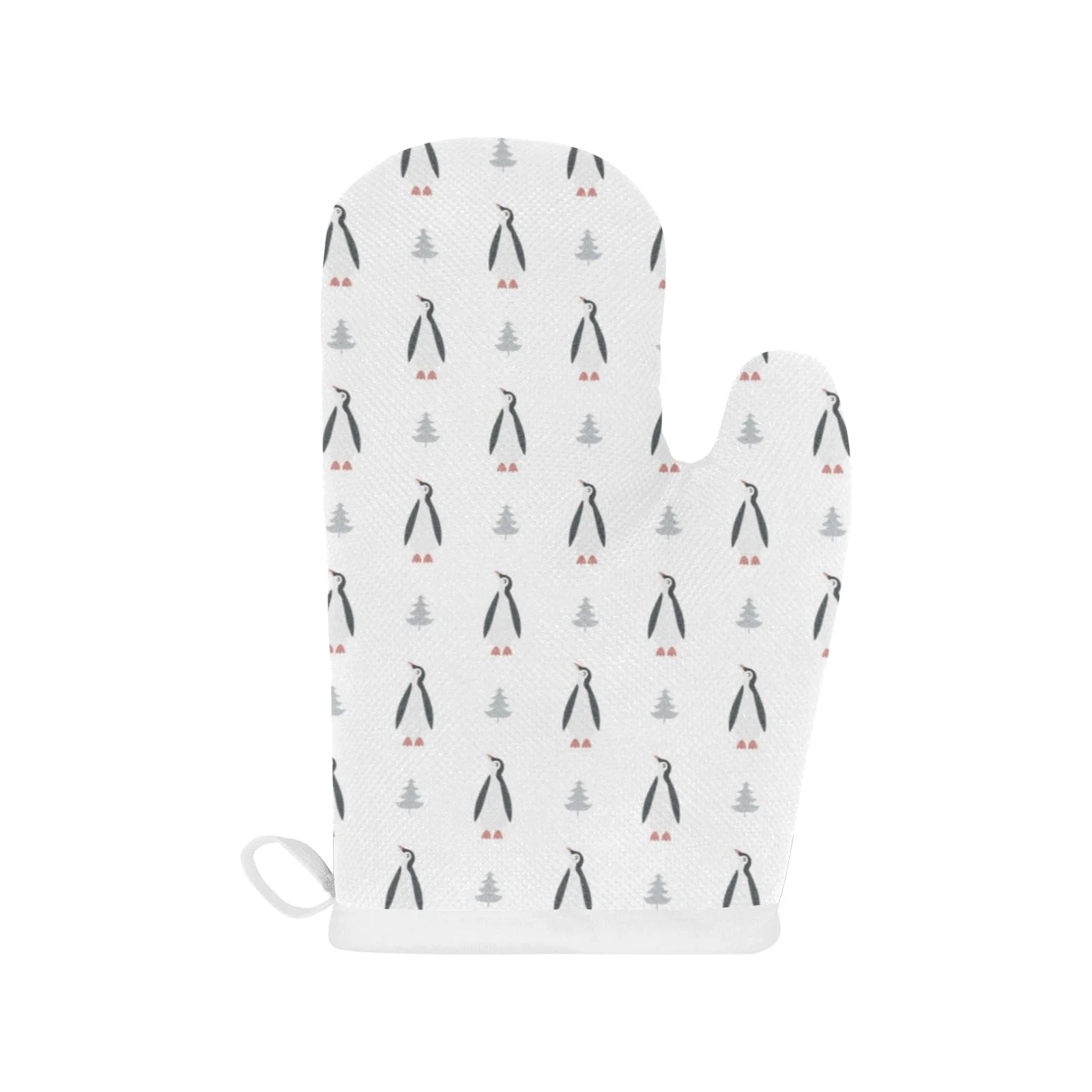 Penguin Pattern Heat Resistant Oven Mitts Pot Holders Set Penguin Pattern Heat Resistant Oven Mitts Pot Holders Set