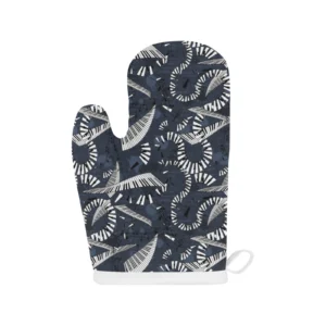 Piano Pattern Print Design 02 Heat Resistant Oven Mitts & Pot Holders Set