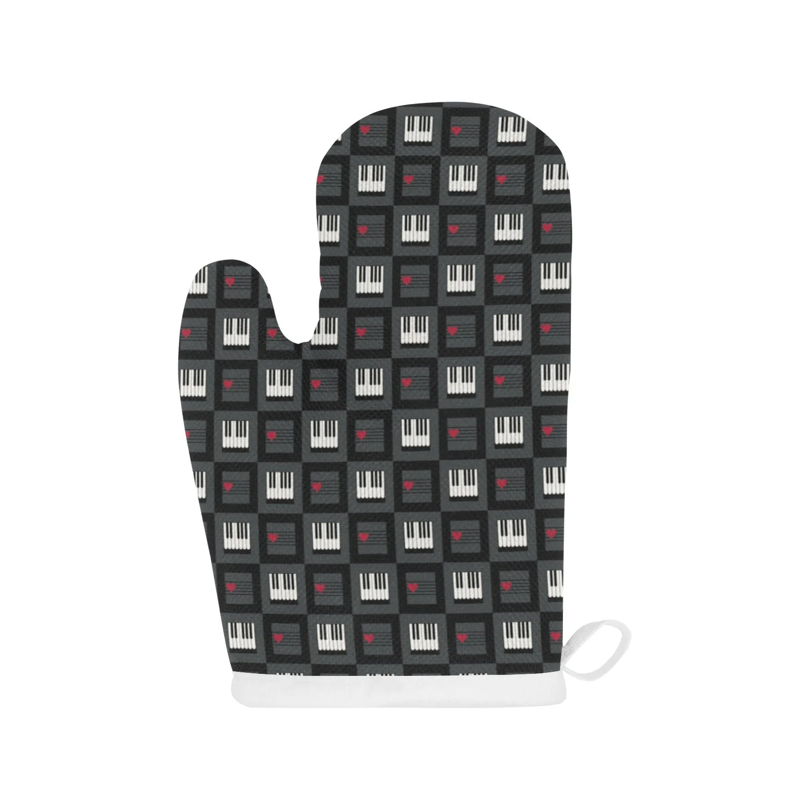 Piano Pattern Print Design 05 Heat Resistant Oven Mitts & Pot Holders Set Piano Pattern Print Design 05 Heat Resistant Oven Mitts & Pot Holders Set