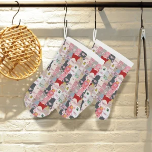 Pig Pattern Print Design 02 Heat Resistant Oven Mitts & Pot Holders Set