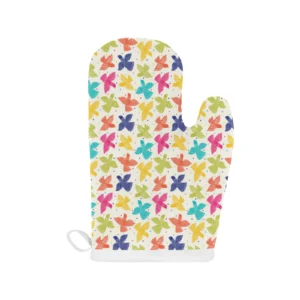 Pigeon Pattern Print Design 01 Heat Resistant Oven Mitts & Pot Holders Set