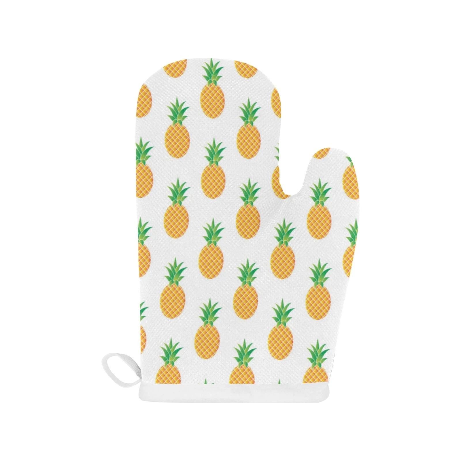 Pineapples Pattern Heat Resistant Oven Mitts Pot Holders Set Pineapples Pattern Heat Resistant Oven Mitts Pot Holders Set