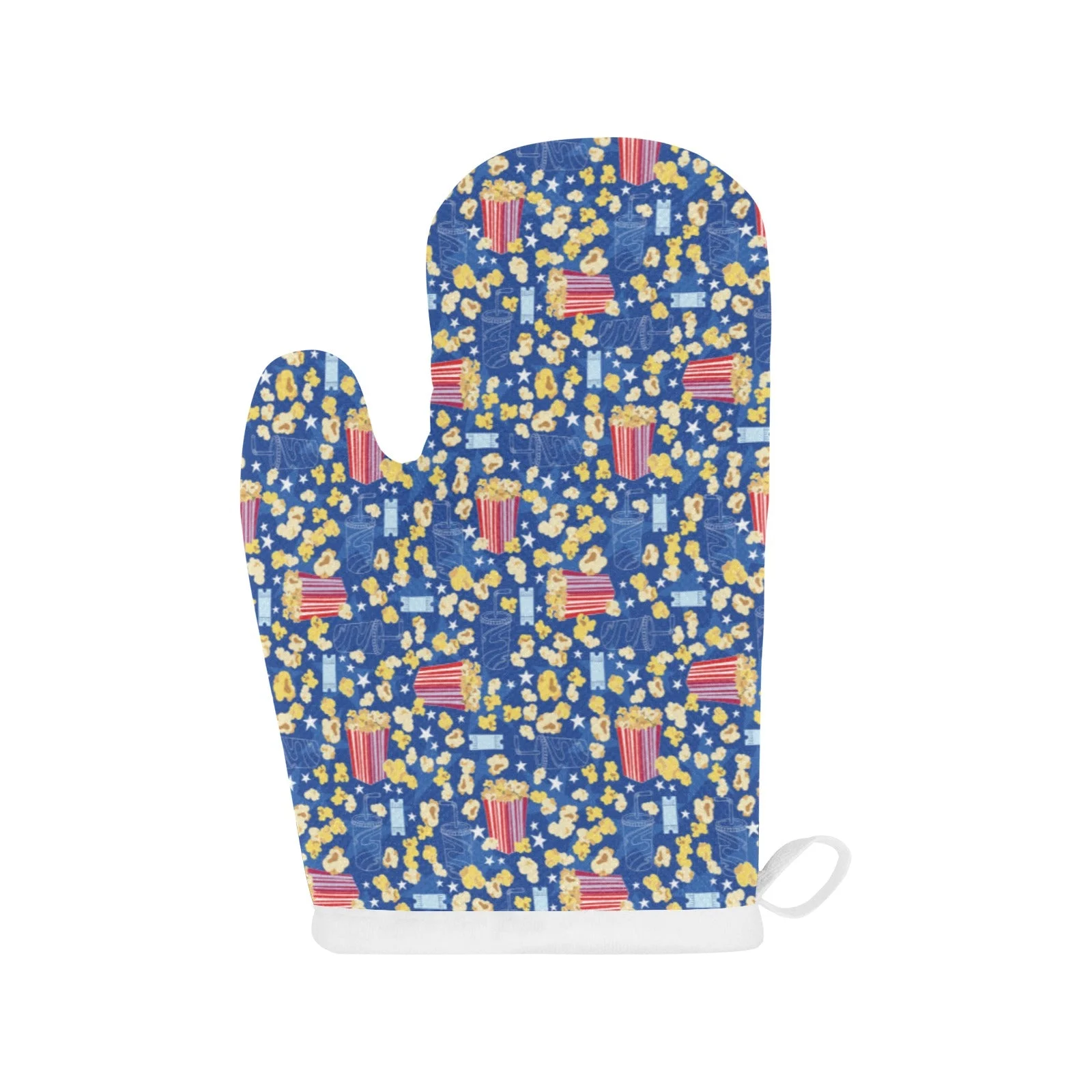 Popcorn Pattern Print Design 01 Heat Resistant Oven Mitts & Pot Holders Set Popcorn Pattern Print Design 01 Heat Resistant Oven Mitts & Pot Holders Set