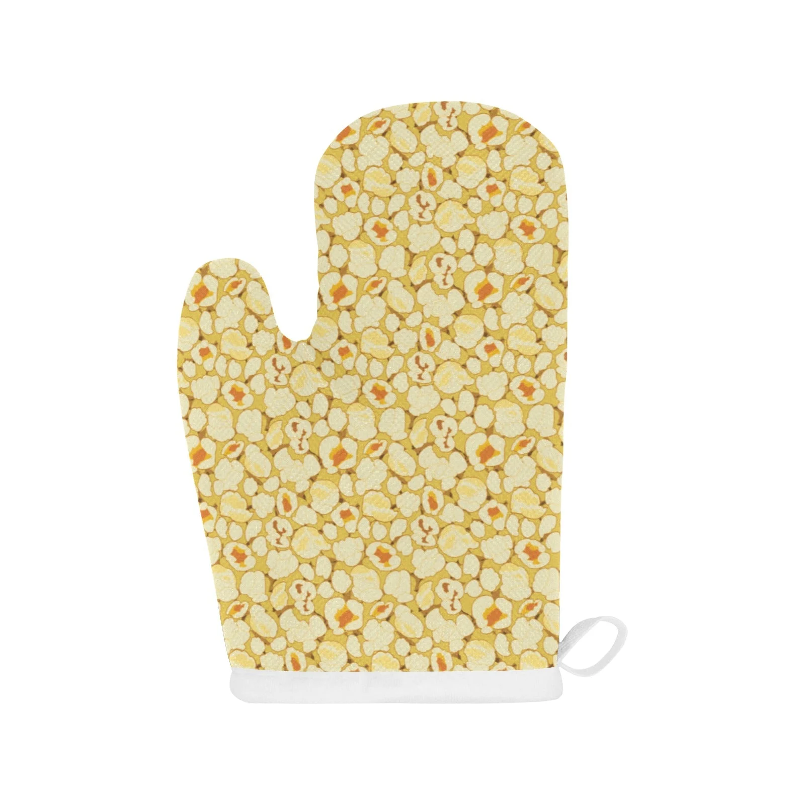 Popcorn Pattern Print Design 04 Heat Resistant Oven Mitts & Pot Holders Set Popcorn Pattern Print Design 04 Heat Resistant Oven Mitts & Pot Holders Set