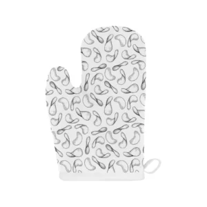 Potato Chips Pattern Print Design 04 Heat Resistant Oven Mitts & Pot Holders Set