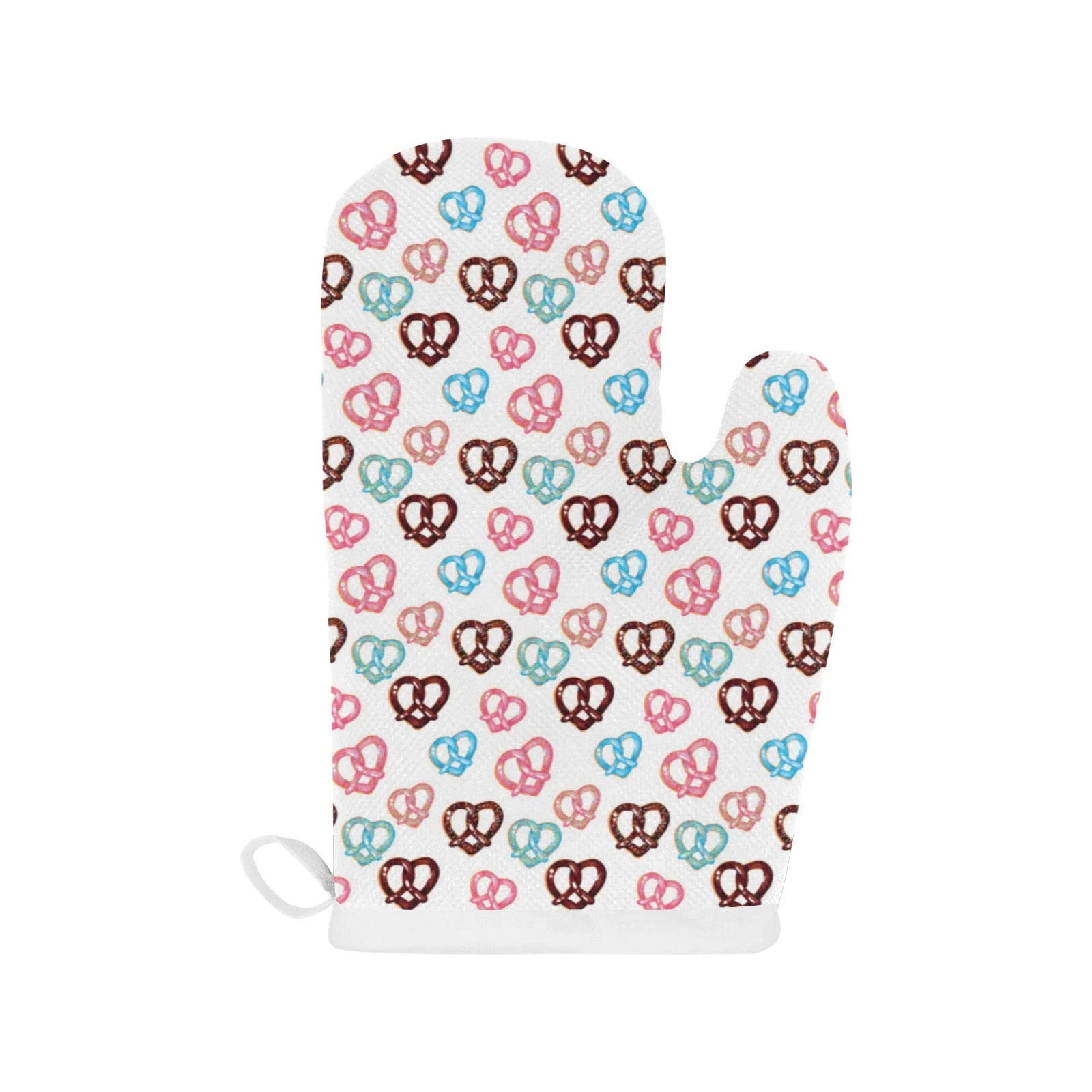 Pretzels Pattern Print Design 04 Heat Resistant Oven Mitts & Pot Holders Set Pretzels Pattern Print Design 04 Heat Resistant Oven Mitts & Pot Holders Set