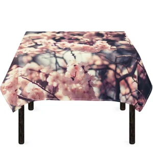 Sakura Cherry Blossom Print Tablecloth Kitchen Home Decor