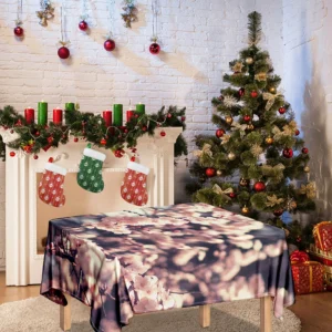 Sakura Cherry Blossom Print Tablecloth Kitchen Home Decor