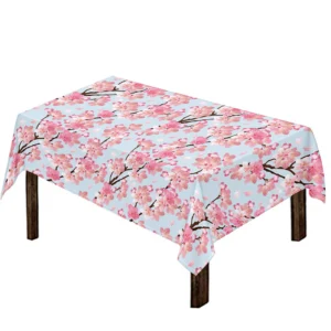 Sakura Flower Cherry Blossom Print Tablecloth Kitchen Home Decor