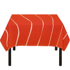 Salmon Artwork Print Tablecloth Kitchen Home Decor