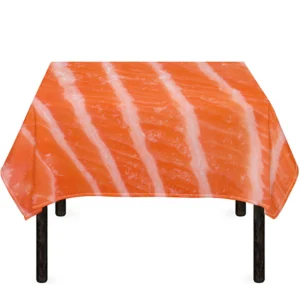 Salmon Fillet Print Tablecloth Kitchen Home Decor