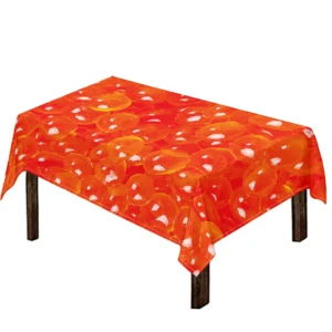 Salmon Roe Print Tablecloth Kitchen Home Decor