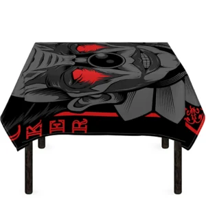 Scary Joker Card Print Tablecloth Kitchen Home Decor