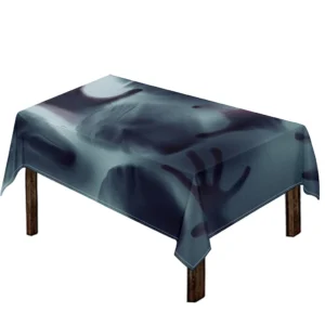 Screaming Horror Ghost 3D Print Tablecloth Kitchen Home Decor
