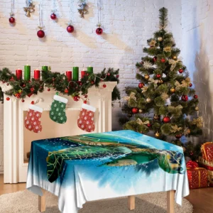 Sea Turtle Painting Print Tablecloth Kitchen Home Decor