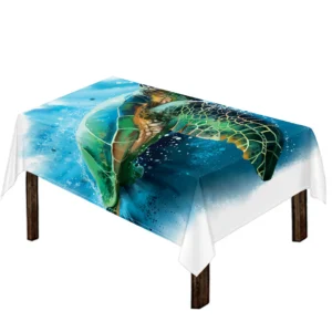 Sea Turtle Painting Print Tablecloth Kitchen Home Decor