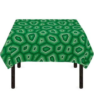 Sea Turtle Shell Pattern Print Tablecloth Kitchen Home Decor