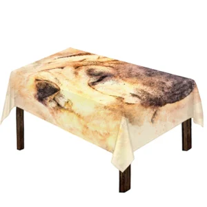 Shar Pei Portrait Print Tablecloth Kitchen Home Decor