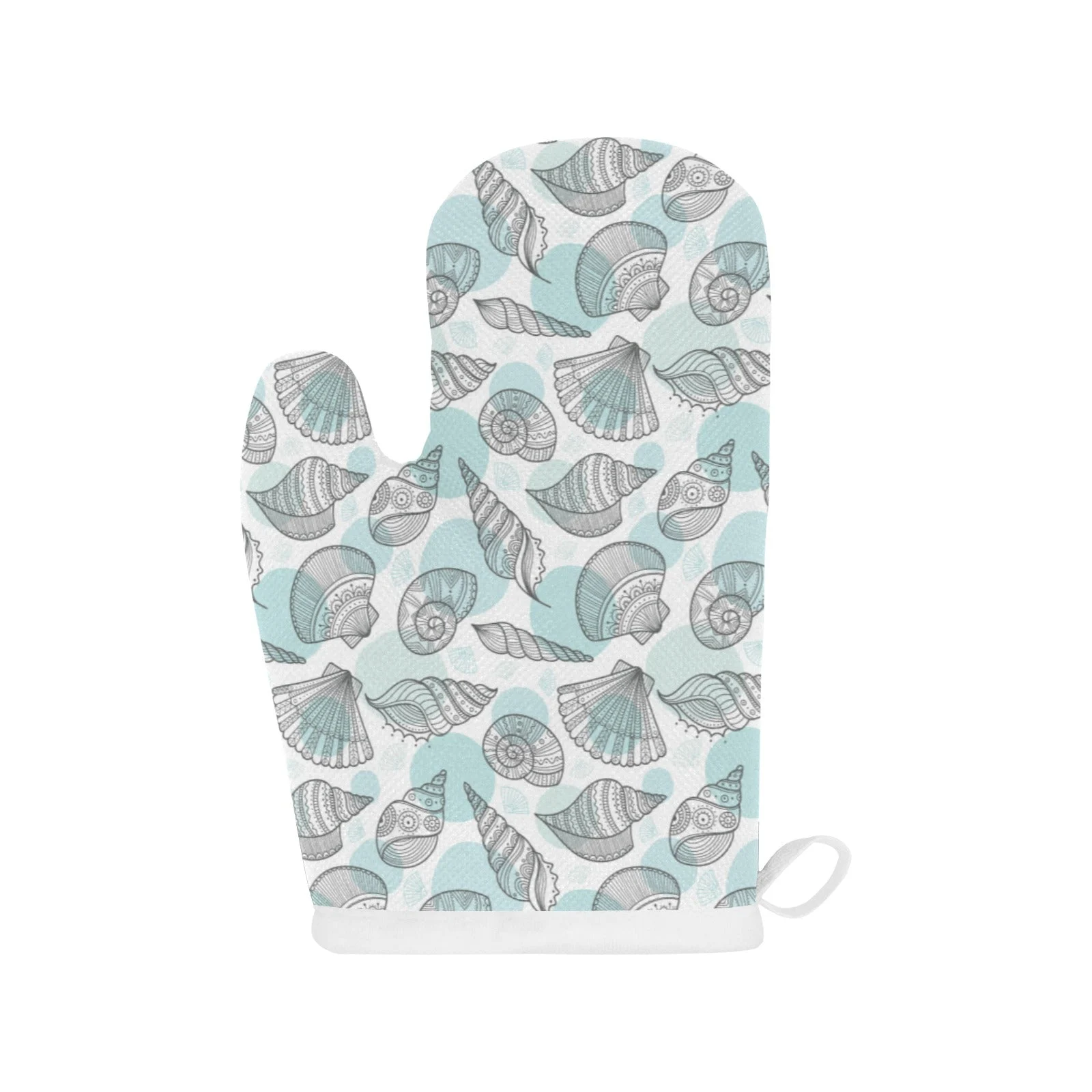 Shell Polynesian Tribal Heat Resistant Oven Mitts Pot Holders Set Shell Polynesian Tribal Heat Resistant Oven Mitts Pot Holders Set