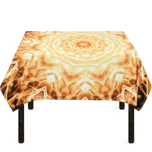 Shining Kaleidoscope Print Tablecloth Kitchen Home Decor