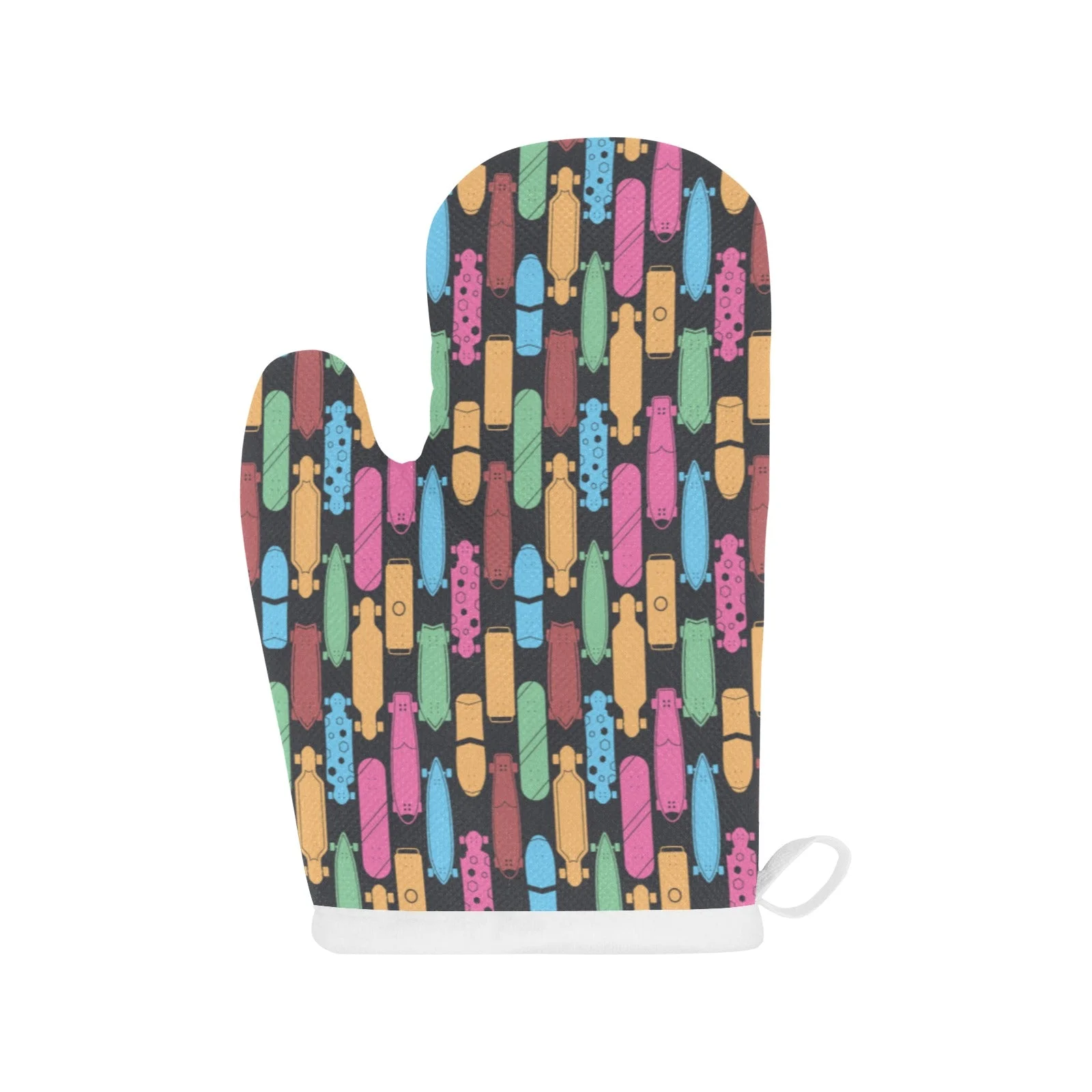 Skate Board Pattern Print Design 02 Heat Resistant Oven Mitts & Pot Holders Set Skate Board Pattern Print Design 02 Heat Resistant Oven Mitts & Pot Holders Set