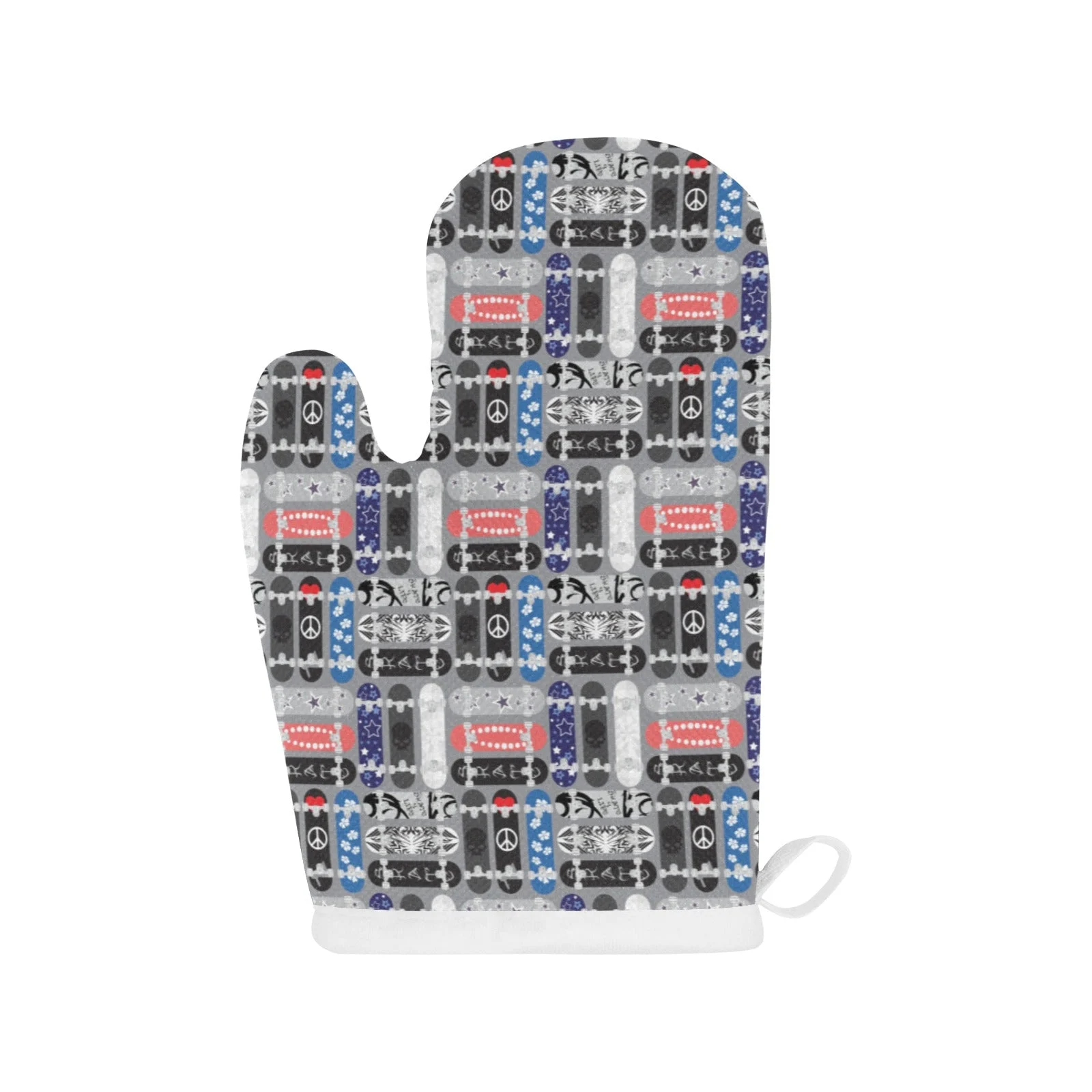 Skate Board Pattern Print Design 04 Heat Resistant Oven Mitts & Pot Holders Set Skate Board Pattern Print Design 04 Heat Resistant Oven Mitts & Pot Holders Set