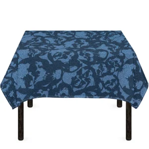 Skull Denim Jeans Pattern Print Tablecloth Kitchen Home Decor