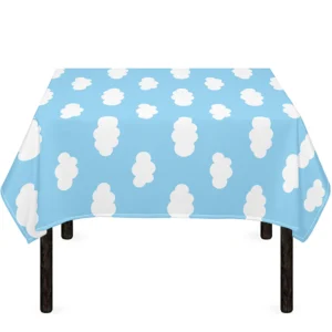 Sky Cloud Pattern Print Tablecloth Kitchen Home Decor