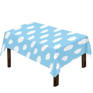 Sky Cloud Pattern Print Tablecloth Kitchen Home Decor