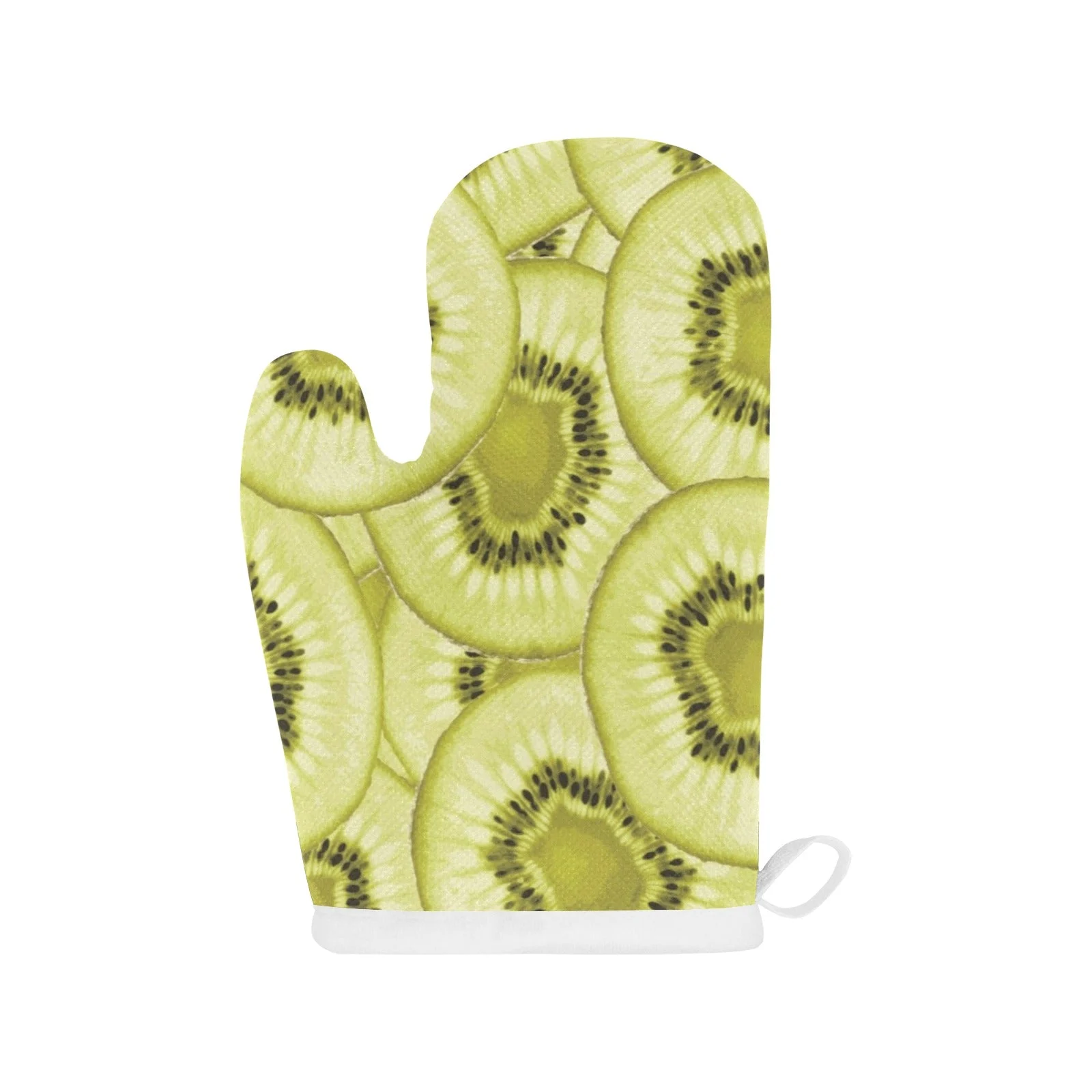 Sliced Kiwi Pattern Heat Resistant Oven Mitts Pot Holders Set Sliced Kiwi Pattern Heat Resistant Oven Mitts Pot Holders Set