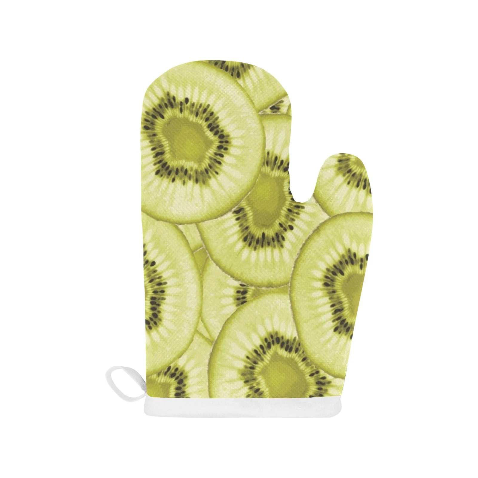 Sliced Kiwi Pattern Heat Resistant Oven Mitts Pot Holders Set Sliced Kiwi Pattern Heat Resistant Oven Mitts Pot Holders Set