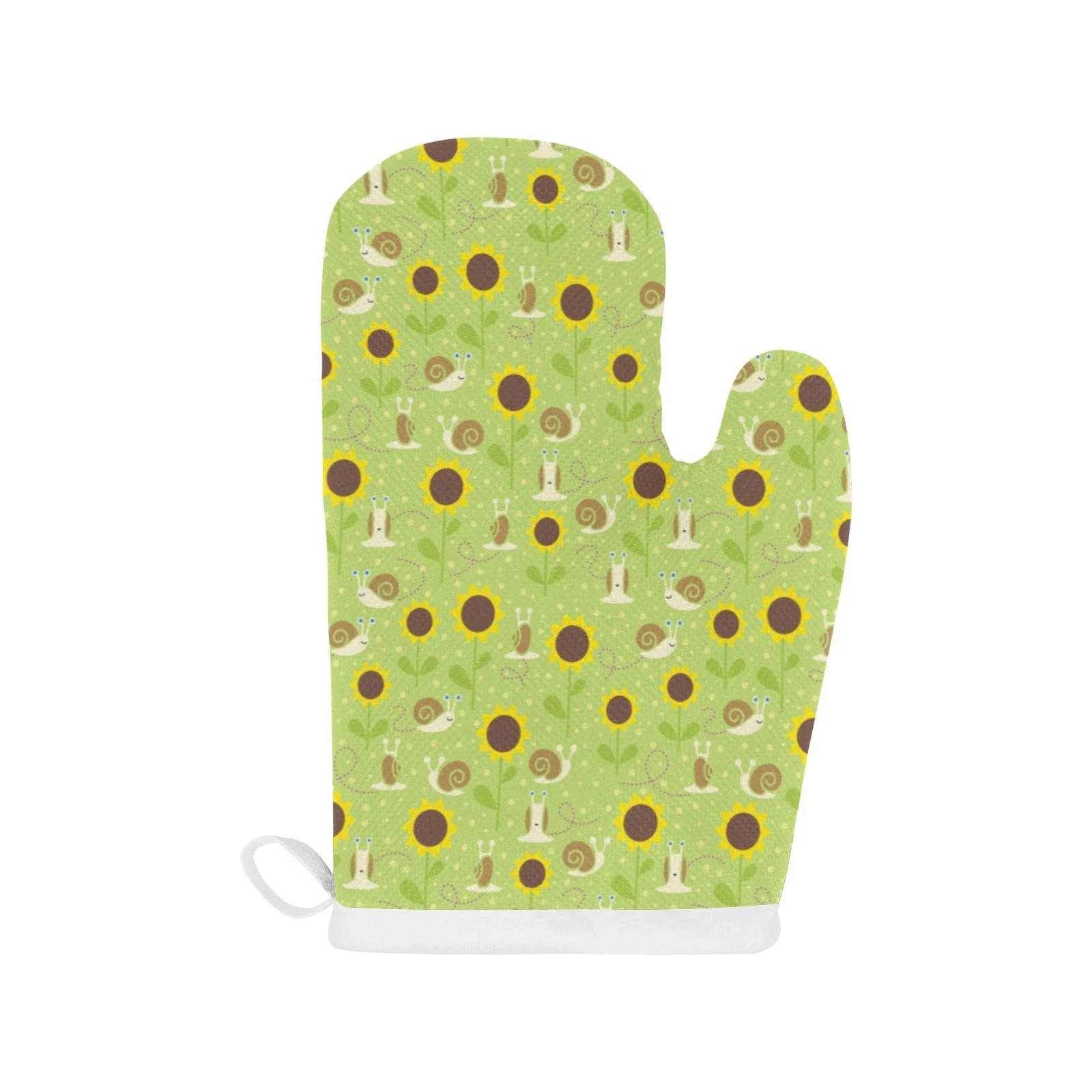 Snail Pattern Print Design 01 Heat Resistant Oven Mitts & Pot Holders Set Snail Pattern Print Design 01 Heat Resistant Oven Mitts & Pot Holders Set
